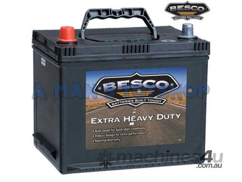 BATTERY 12V BESCO 530CCA M/FREE R/H SIDE