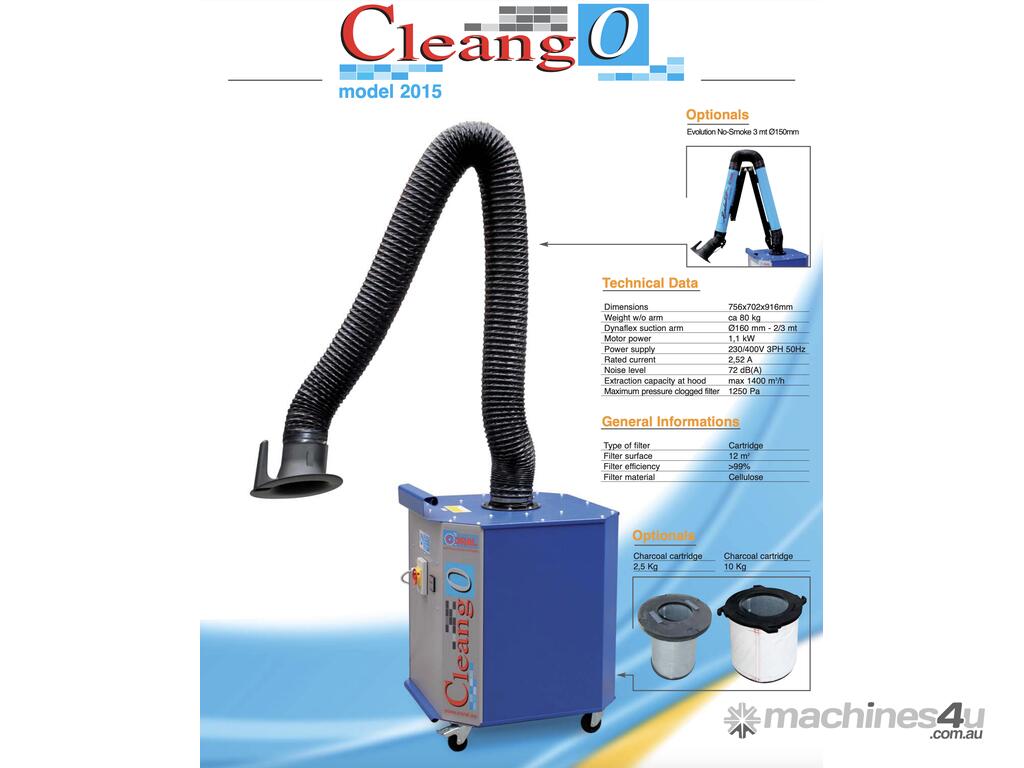 New 2019 australian dust control CleanGo Mobile fume extraction unit