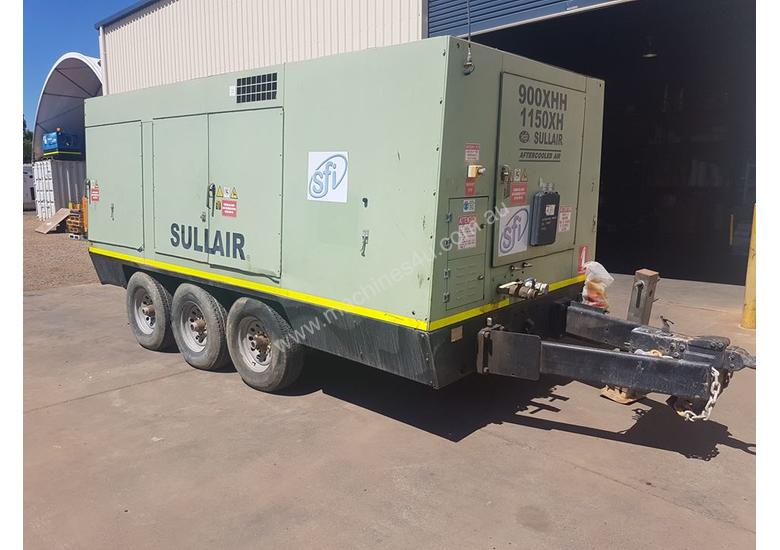 Used sullair 900 1150cfm Sullair Portable Air Compressor High Pressure