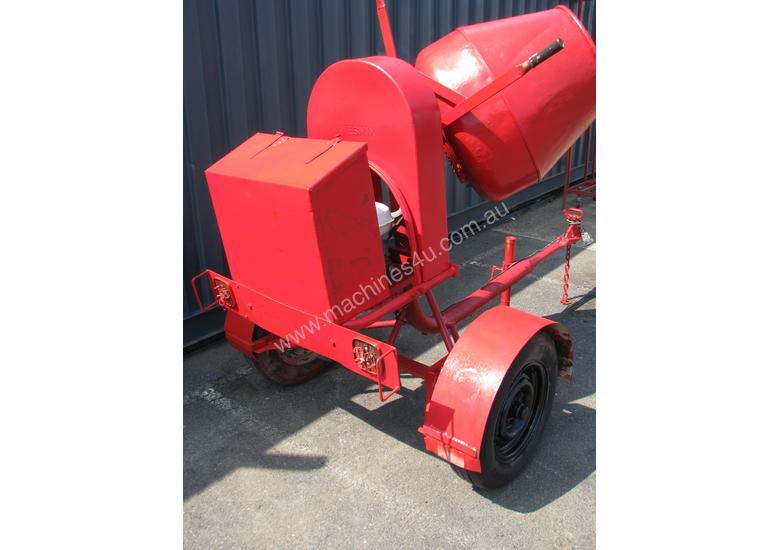 caption Towable Concrete Cement Mixer - Wesmix
