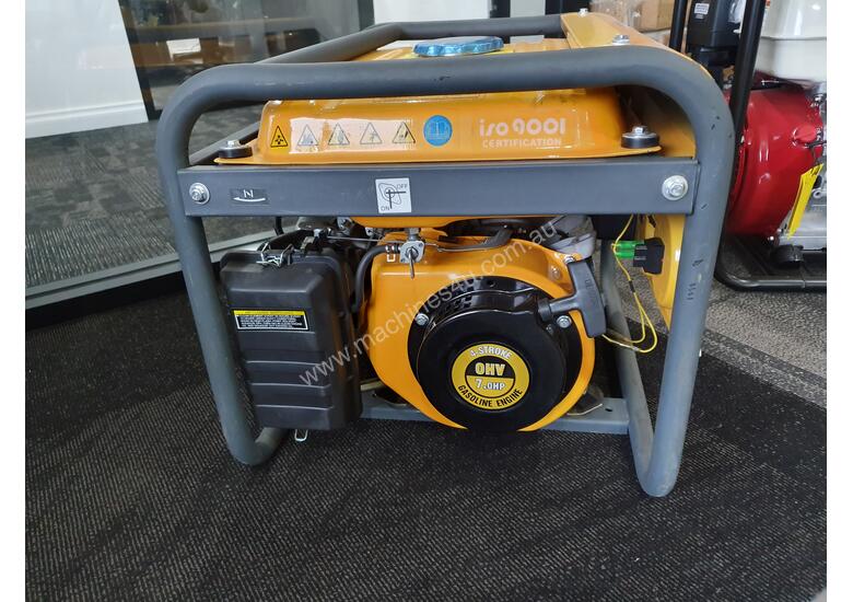 Buy New Gensco 3 5kva generator with a 7hp petrol engine in a roll frame Tradie Generators in