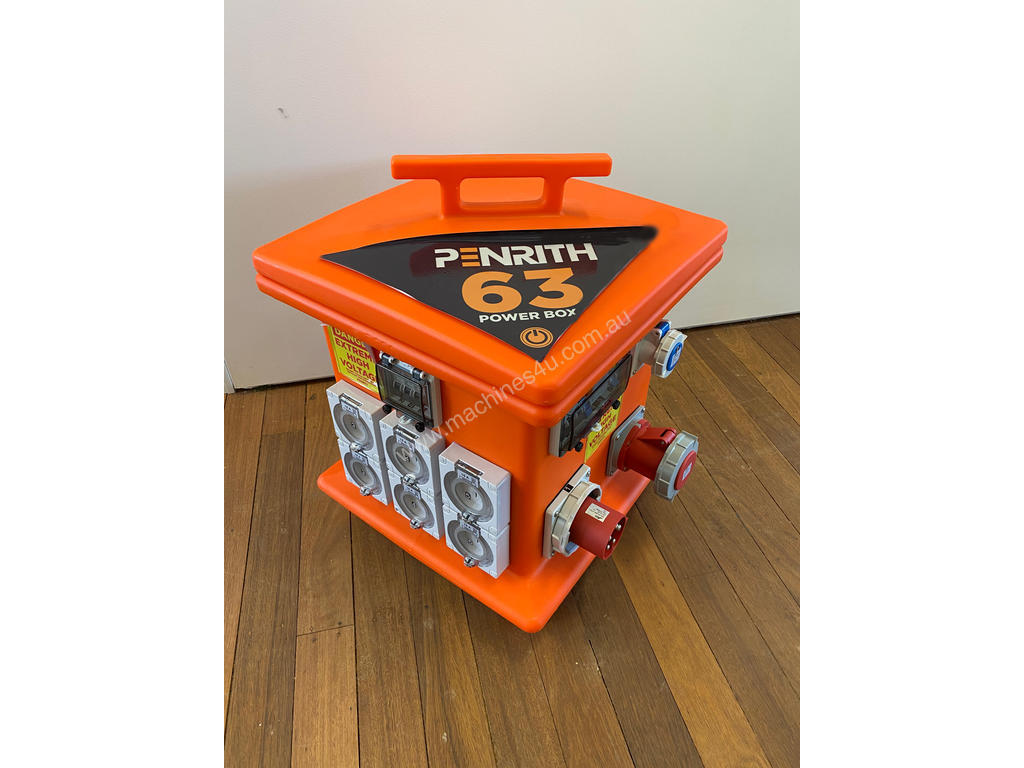 Used PENRITH EQUIPMENT 63AMP INDUSTRIAL DISTRIBUTION OUTLET