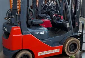 ACTIVE FORKLIFTS - Toyota Forklift 2012 Build Date 2.5 Ton 3.7m Mast Solid Tyres Late model 3 Months