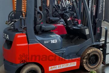 ACTIVE FORKLIFTS - Toyota Forklift 2012 Build Date 2.5 Ton 3.7m Mast Solid Tyres Late model 3 Months ACTIVE FORKLIFTS - Toyota Forklift 2012 Build Date 2.5 Ton 3.7m Mast Solid Tyres Late model 3 Months