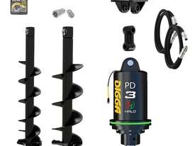 Digga PDH3 HALO auger drive combo package mini excavator up to 4T - picture0' - Click to enlarge