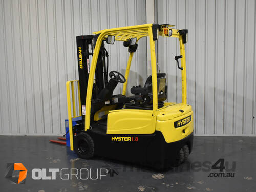 Hyster J1.8XNT 3 Wheel Electric Forklift 4600mm Container Mast Sideshift Sydney