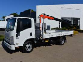 2009 ISUZU NPR 300 - Truck Mounted Crane - Service Trucks - Tray Truck - Tray Top Drop Sides - picture0' - Click to enlarge