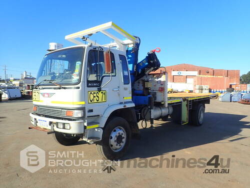 1992 HINO 4X4 CRANE TRUCK