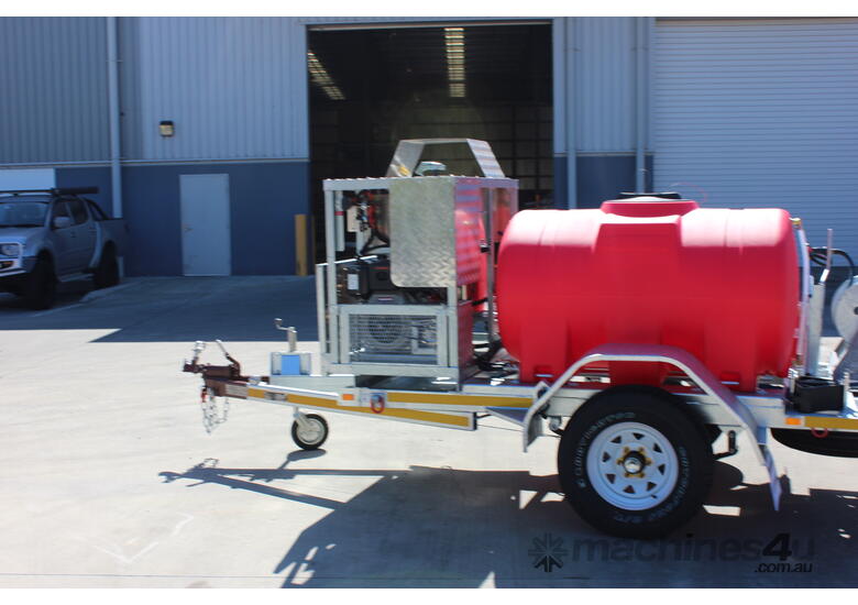 caption ThoroughClean 10HP Trailer Diesel Cold Water Pressure Cleaner