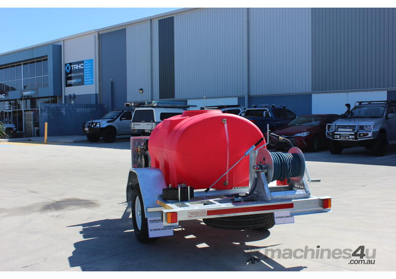 caption ThoroughClean 10HP Trailer Diesel Cold Water Pressure Cleaner