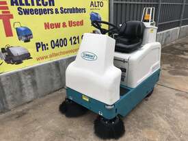 Tennant 6100 E battery Powered Sub Compact Ride On Sweeper - picture2' - Click to enlarge