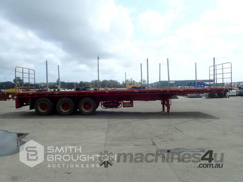 1986 HOWARD PORTER ST3 E30B20WR-E 12.5M TRI AXLE EXTENDABLE FLAT TOP TRAILER