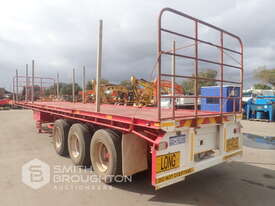 1986 HOWARD PORTER ST3 E30B20WR-E 12.5M TRI AXLE EXTENDABLE FLAT TOP TRAILER - picture2' - Click to enlarge