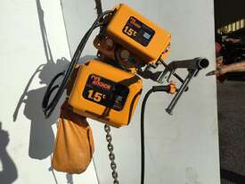 ANCHOR 1.5TON CHAIN HOIST WITH MOTORIZED TRAVEL - picture0' - Click to enlarge