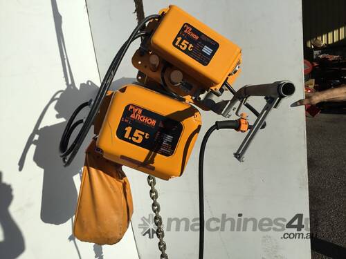 ANCHOR 1.5TON CHAIN HOIST WITH MOTORIZED TRAVEL
