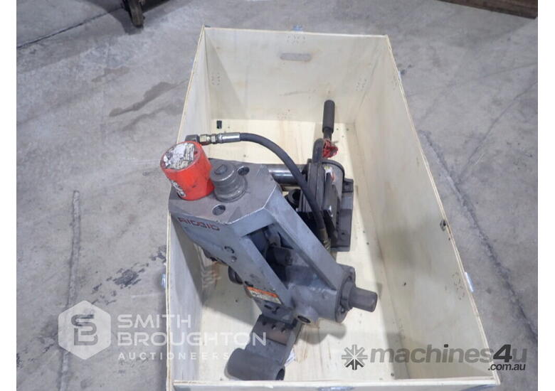 Used RIGID 918 ROLL GROOVE ATTACHMENT Consumables in