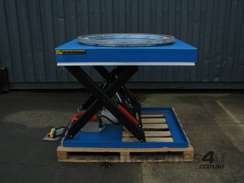 2000kg Scissor Lift Table with Turntable - 1100mm Diameter - BD Lift