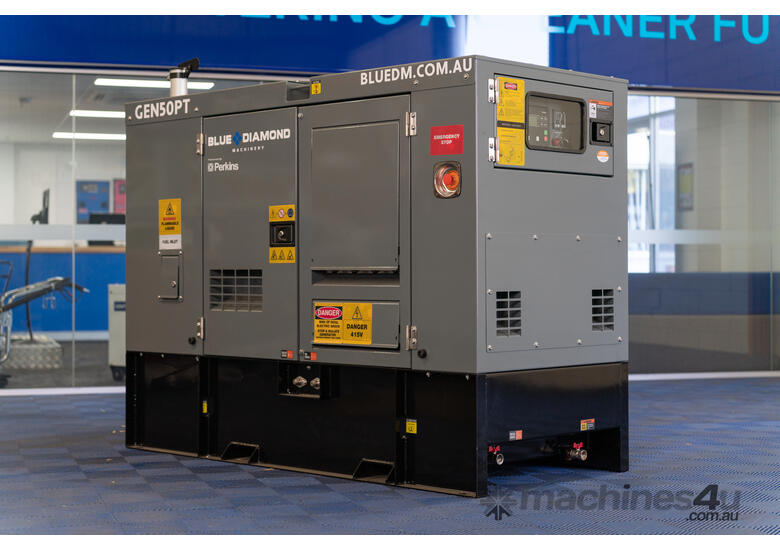 caption 50KVA Diesel Generator - PERKINS Engine - 415V