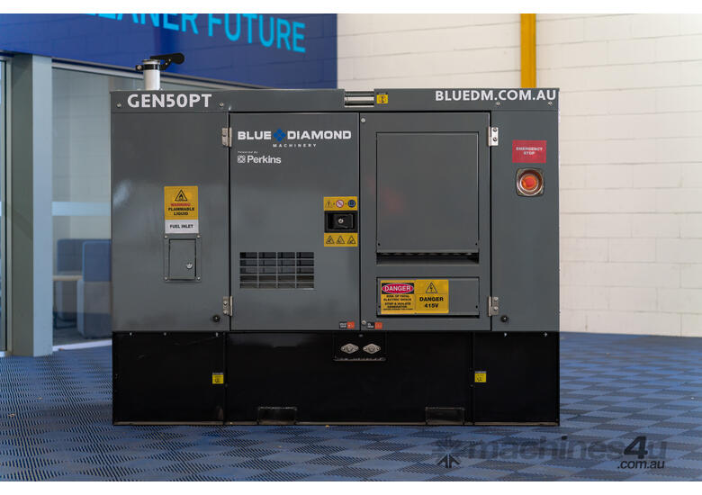 caption 50KVA Diesel Generator - PERKINS Engine - 415V