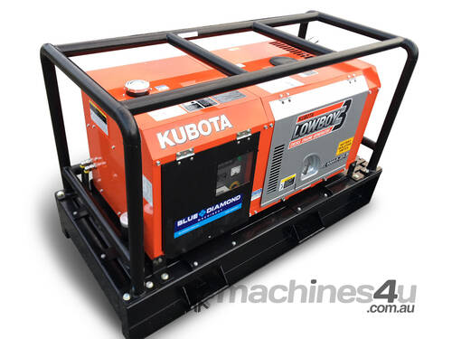 Kubota Generator - Lowboy - Mine Spec, Roll cage