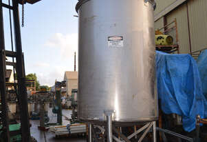 3500L STAINLESS Process Vessel mixing conical TANK LIGHTNIN stirrer agitator