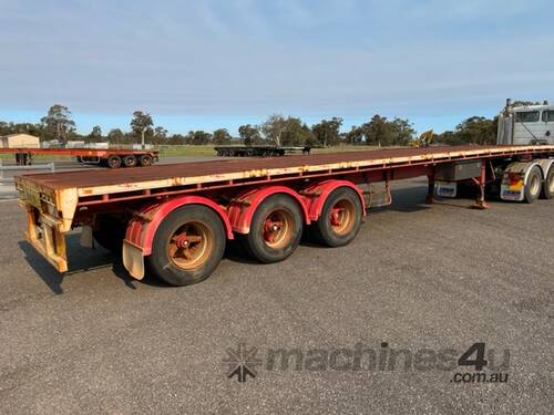 Trailer Flat Top Fruehauf 45ft Container pins SN1396