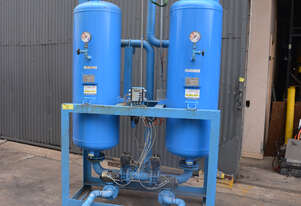Heatless desiccant compressed air drier system regeneration 3