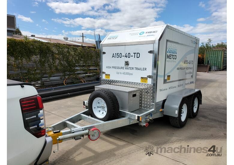 caption Metco Industrial 150HP Water Blasting Trailer - Hire