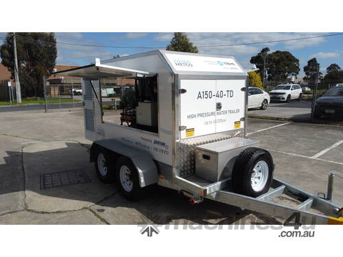 caption Metco Industrial 150HP Water Blasting Trailer - Hire