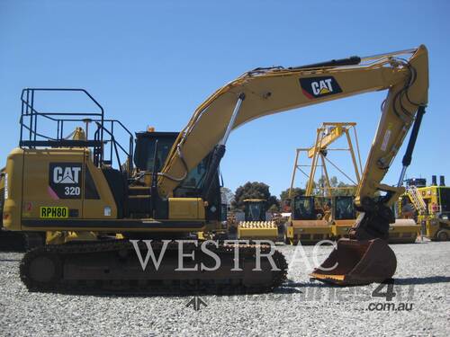 caption CAT 320-07 Mining Shovel Excavator