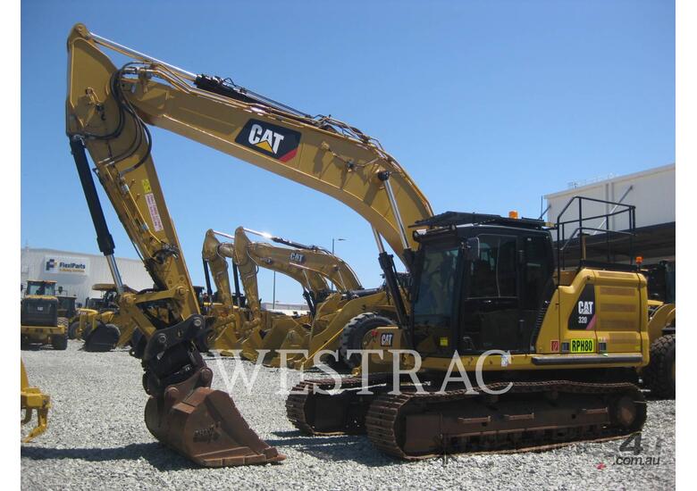 caption CAT 320-07 Mining Shovel Excavator
