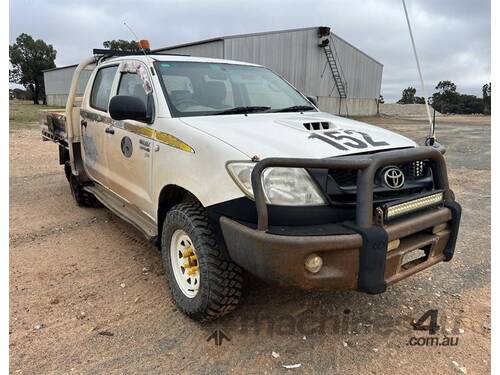 2010 TOYOTA HILUX DUAL CAB UTILITY STEEL TRAY