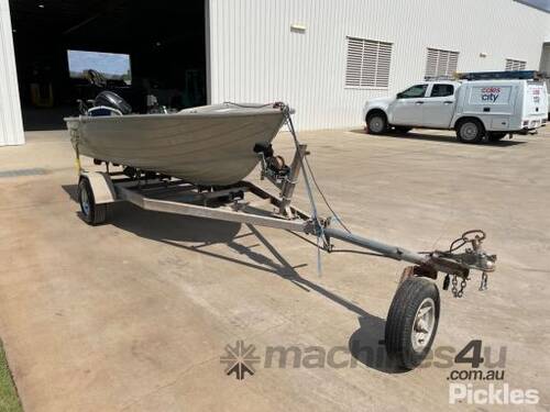 Savage Snipe Aluminium Fishing Boat and Trailer