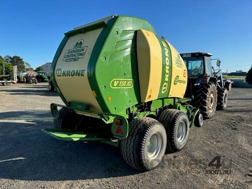 caption 2018 Krone V150XC Round Balers