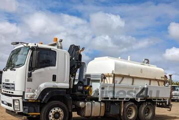 PACIFC ENERGY GROUP -   - 8000 Litre Water Tank and HIAB Crane Truck