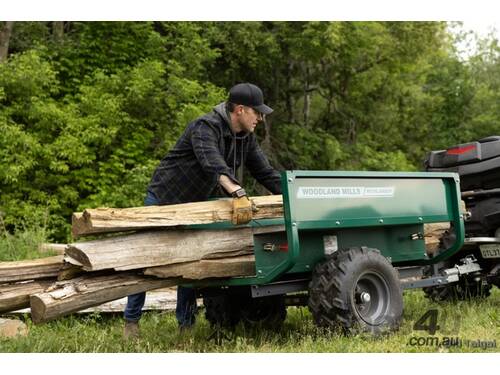caption Woodland Mills: Pathlander UTV Dump Trailer - Buyers Choice Award Winner!