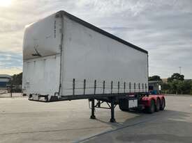 1997 Krueger ST-3-38 Tri Axle Roll Back Flat Top Curtainside A Trailer - picture1' - Click to enlarge