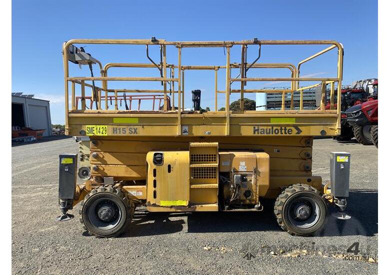 Used haulotte Haulotte H15SX Rough Terrain Scissor Lift in , - Listed ...