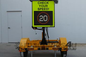 Real Time Alerts with Radar Speed Check Sign