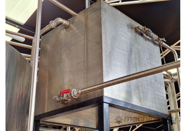 Used Boiler Header Tank with Stand Stainless Steel Tank Stainless Steel