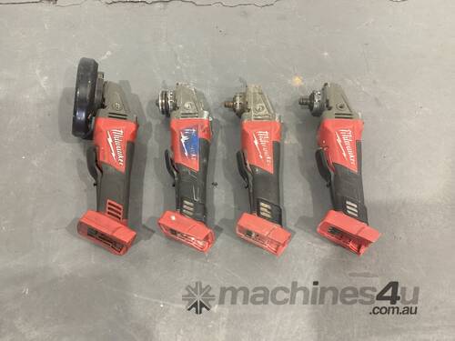 Milwaukee cordless angle grinders