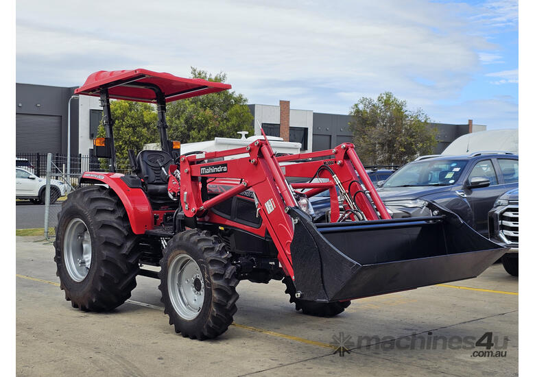 caption 2024 Mahindra 50HP Tractor with Front End Loader