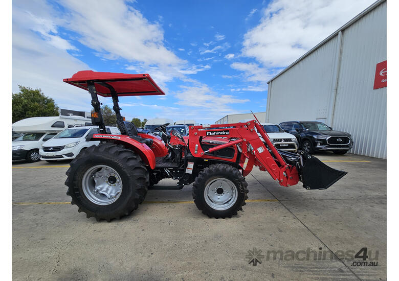 caption 2024 Mahindra 50HP Tractor with Front End Loader