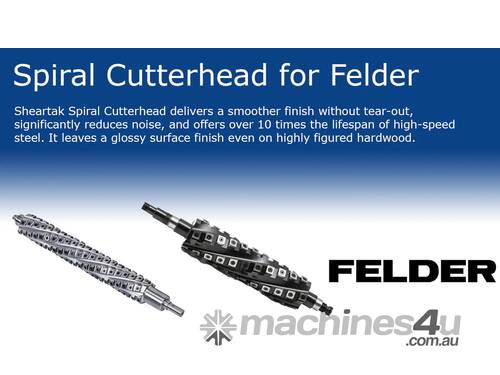 Top-Quality Retro-Fit Spiral Cutters for Felder Machines