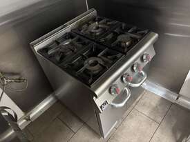 1 x AG Equipment Commercial 4 Burner Stove - picture0' - Click to enlarge