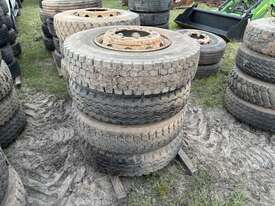 Qty 4 x Truck Tyres & Rims - picture0' - Click to enlarge