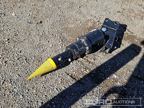 Unused Captok Hydraulic Wood Drill To Suit 1-3 Ton Mini Excavator 