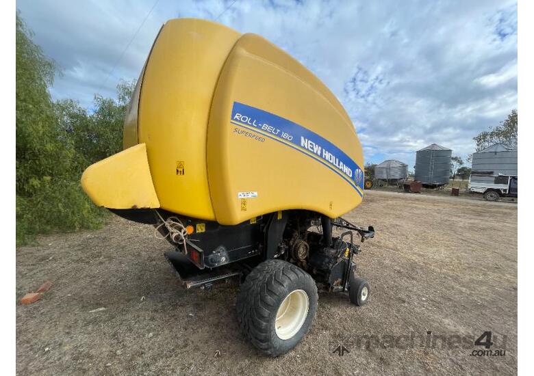 caption New Holland Round Baler