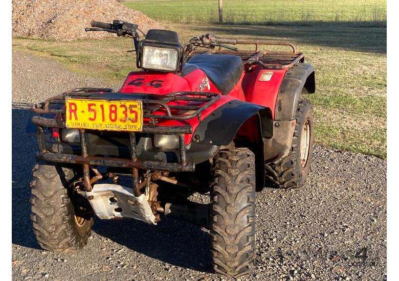 caption Honda 450 Quad-Bike