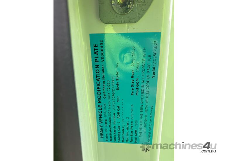 2024 Iveco Daily Table Top